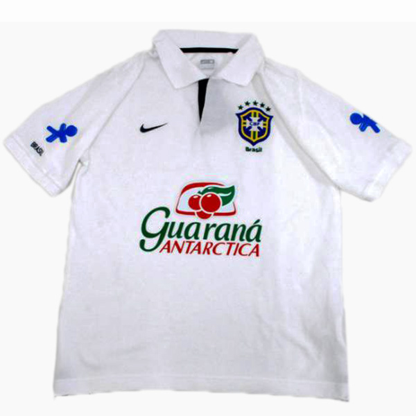Brasile maglia da allenamento da uomo abbigliamento sportivo da calcio maglia bianca da calcio sportiva 2022-2023
